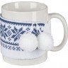 Манжета на кружку «Скандик», синяя (индиго)