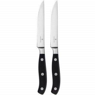 Набор из 2 ножей для стейка Victorinox Forged Steak, черный