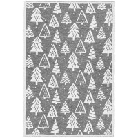 Набор с пледом и бокалами для вина «Снежность», ваниль