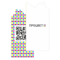 Свадебное приглашение 21х10 см фигурной формы (4+4, цветная с двух сторон, в развороте 21х20 см.)