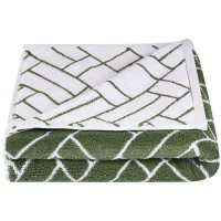 Полотенце махровое Tiler Large, зеленое