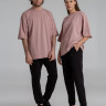 Футболка оверсайз Slope, розовая
