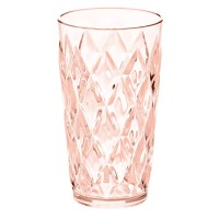 Стакан Crystal, большой, розовый