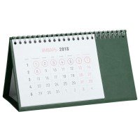 Календарь настольный Brand, зеленый
