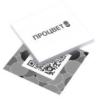 Флаер 100×70 мм (1+1, черно-белый с двух сторон)