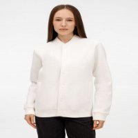 Бомбер унисекс AtmosWear, молочно-белый