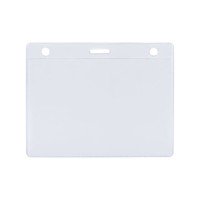 Карман для бейджа Lucid, горизонтальный, из гладкого ПВХ