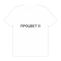 Печать на цветных футболках