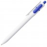 Ручка шариковая Bolide, белая с синим