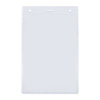 Карман для бейджа Lucid, вертикальный, из гладкого ПВХ