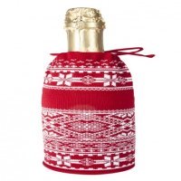 Чехол для шампанского «Скандик», красный