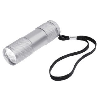 Фонарик Aurora, серебристый
