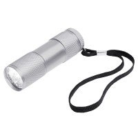 Фонарик Aurora, серебристый