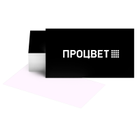 Визитки, шелкография