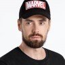 Бейсболка с вышивкой Marvel, черная