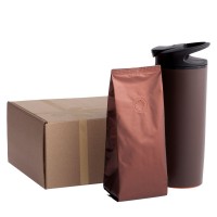 Набор Coffee To Go, коричневый
