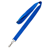 Лента шириной 15 мм с металлической карабином-эконом