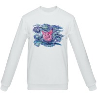 Толстовка унисекс «Ван-Пиг», белая