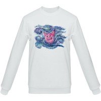 Толстовка унисекс «Ван-Пиг», белая