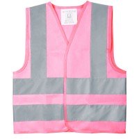 Жилет детский светоотражающий Glow, розовый