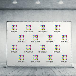 Баннер для Пресс волла размером 3х2 м